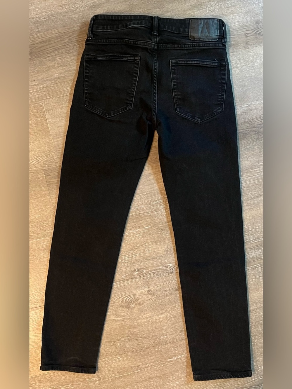 Men’s American Eagle Black Skinny Jeans, Sz 29 x 30, NE(X)T LEVEL AIRFLEX - Picture 3 of 7
